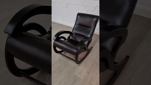 Кресло-качалка «Престиж» экокожа смотреть онлайн
