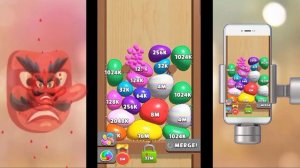 Blob Merge 3D | Noob vs Pro vs Hacker in Blob Merge Ball ?? Gameplay walkthrough ( Android, iOS ) #
