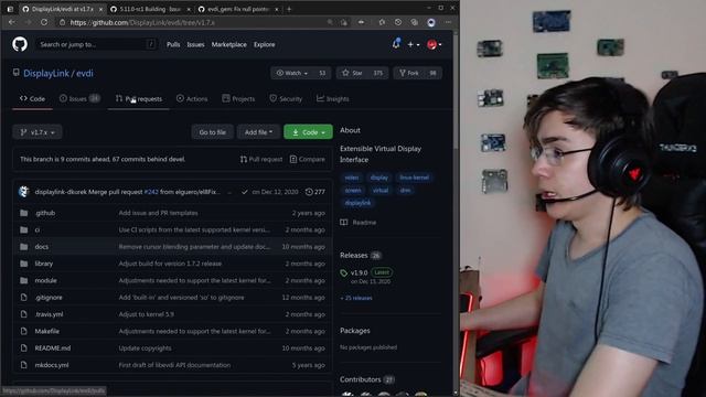 ?? Linux Kernel v5.11-rc6 Running Displaylink EVDI Driver (external video card) смотреть онлайн