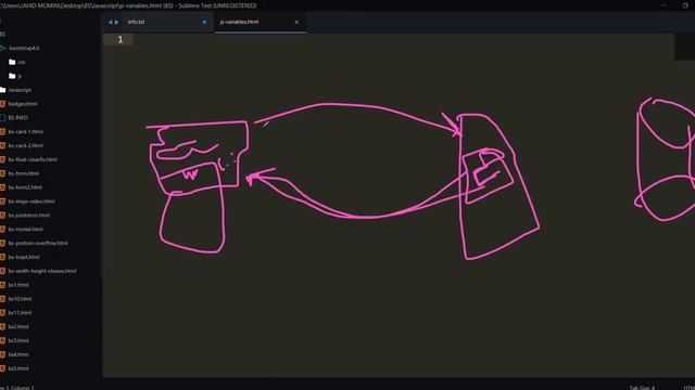 ? VARIABLES In Javascript Hindi | DEBUGGING TOOL | Link JS Code in HTML | Jahid Momin | India | 3 смотреть онлайн