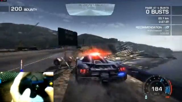 гонки джойстиком Logitech F310 Need For Speed смотреть онлайн