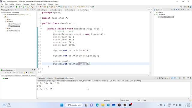Java Collection Framework - STACK смотреть онлайн