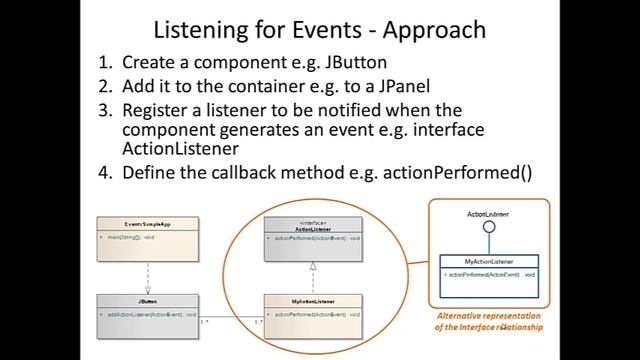 Event Handling Part 2: ActionEvents смотреть онлайн