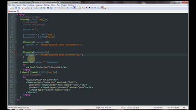 PHP Forma - 5. Deo - Bezbednost U Radu Sa Formom