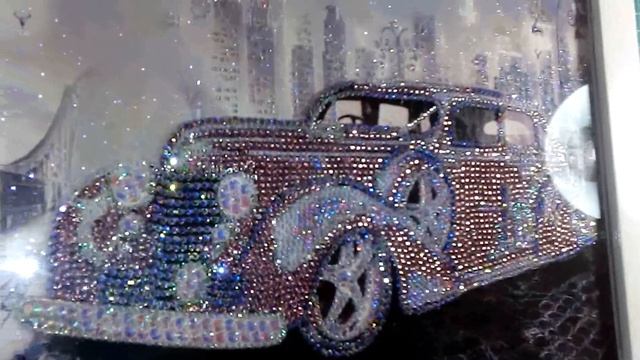 Ретро автомобиль своими руками.Что подарить мужчине .Картина стразами смотреть онлайн
