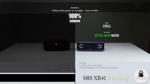 Sony SRS XB41 vs JBL XTREME Sound Battle смотреть онлайн