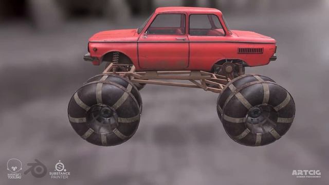 3D МОДЕЛЬ ЗАЗ (ЗАПОРОЖЕЦ) 968М смотреть онлайн