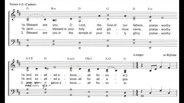 52 Glory and praise forever - Daniel 3:52, 53, 54, 55, 56 - Pentecost Vigil Mass (Extended) смотреть онлайн