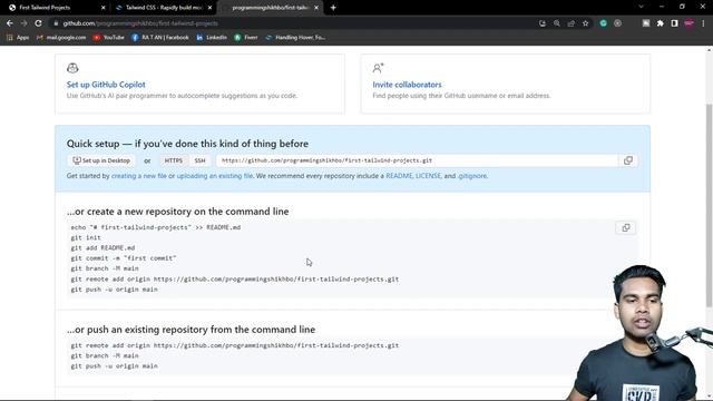 project-01 how to upload project on github with gitignore in tailwind css projects step by step смотреть онлайн