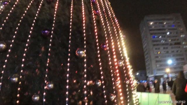 Луганск , Новогодняя ёлка 2022, ОБЗОР, 31 дек