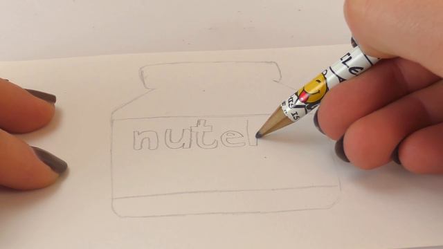 KAWAII NUTELLA DIY zeichnen | süße Schoko Creme malen für Einladungen und Geburtstagskarten смотреть онлайн