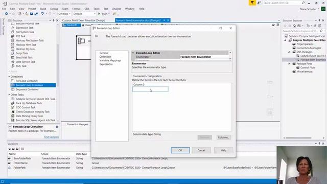 FOREACH Item Enumerator - SSIS Tutorial For Beginners by COZYROC смотреть онлайн