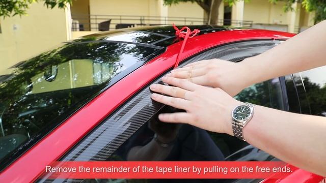 SAPart KIA STINGER REAL CARBON FIBER WINDOW VISORS смотреть онлайн