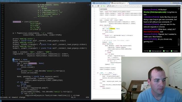 Asynchronous input with Python and Asyncio смотреть онлайн