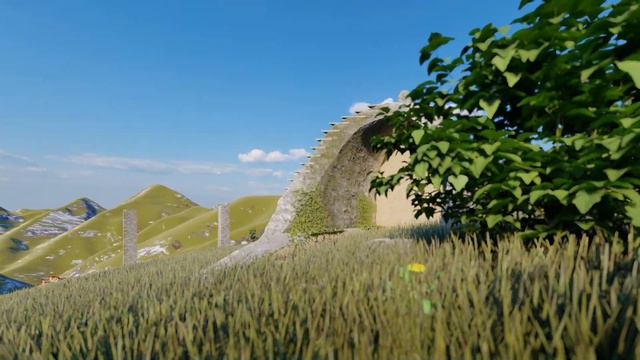 Башенное поселение Къоаст, горной Ингушетии (Компьютерная анимация) смотреть онлайн