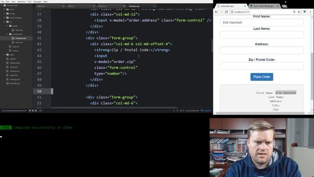 Vue.js 2 Tutorial Checkout App With V-Model Directives смотреть онлайн