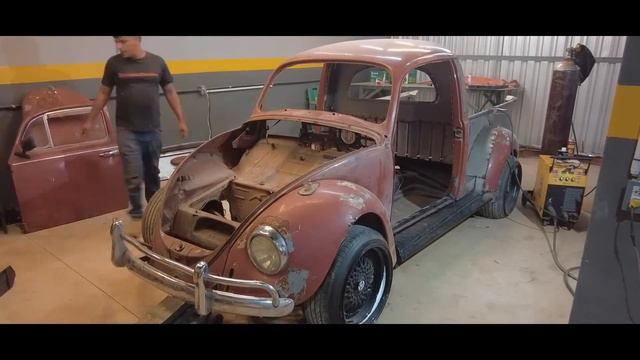 Coloquei Para-choques No Fusca Picape Ep7