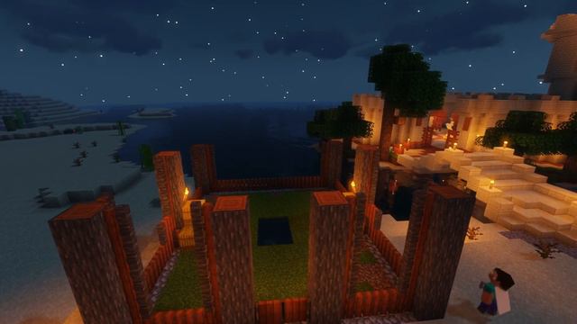 Minecraft - Построил песчаную крепость смотреть онлайн
