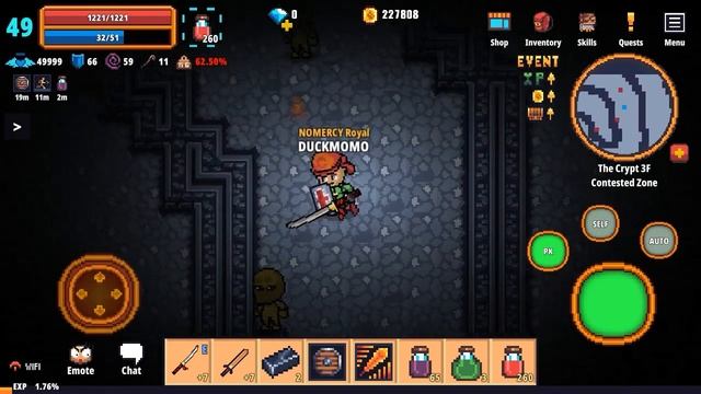 ORCISH CAVE AND THE CRYPT GUIDE (PIXEL KNIGHT ONLINE/GUIDE PART4) смотреть онлайн