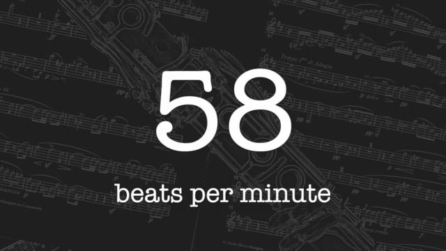 Metronome 58 BPM смотреть онлайн