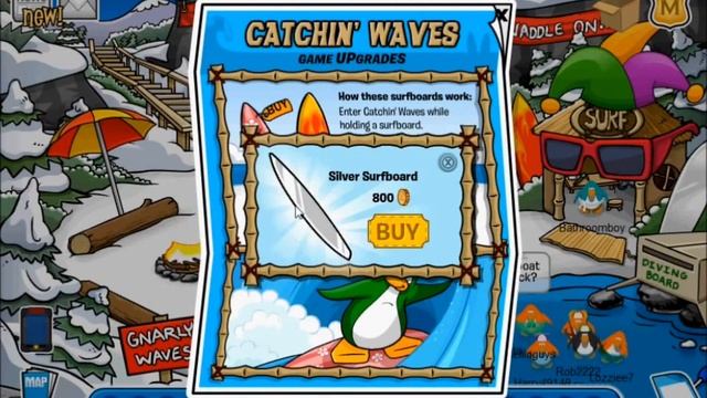 Club Penguin Cheats-How To Get The Silver Surf Board смотреть онлайн
