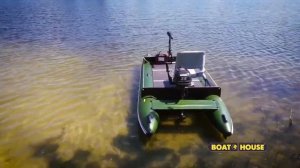 Надувной Мини катамаран для рыбалки, охоты