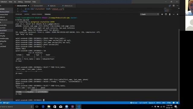 Basic PostgreSQL Commands смотреть онлайн