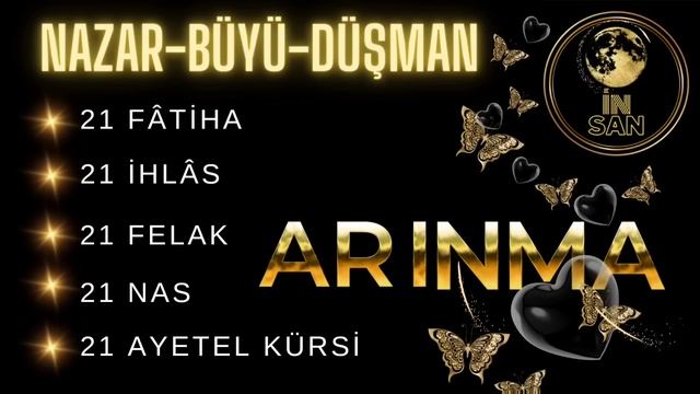 NAZAR-BÜYÜ-DÜSMAN  ●OKU ●DİNLE ●SUYA DİNLET ??  ●SUYU İÇ ●YANMA Olursa Büyü Var