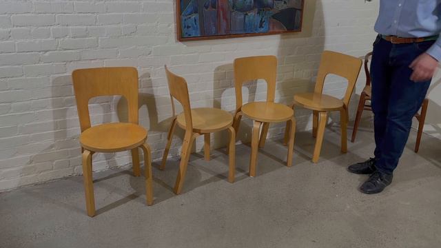 Lots 112, 113, 108 Midcentury Modern Chairs смотреть онлайн