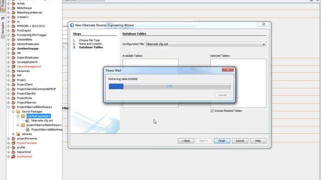 Créer Project Hibernate avec java netbeans смотреть онлайн