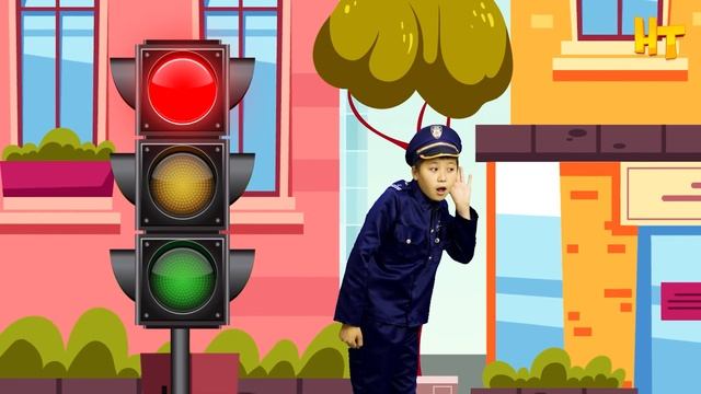СВЕТОФОРЫ - Hahatoons - Детская песня про  светофор для малышей