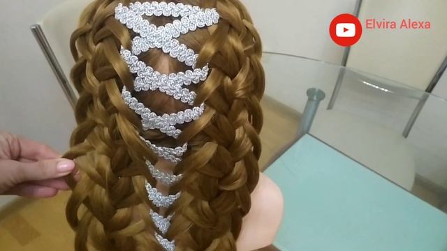 Ажурные косы. Подробные видео