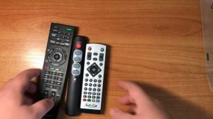 Обучаемый универсальный пульт ДУ для телевизора и DVB-T2 приставки.