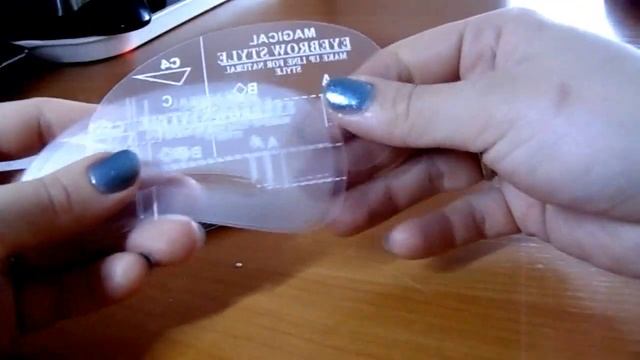 Косметика с алиэкспресс. Трафареты для бровей смотреть онлайн