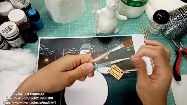 бесплатный марафон - мастер класс по изготовлению ватной ёлочной игрушки снеговика смотреть онлайн
