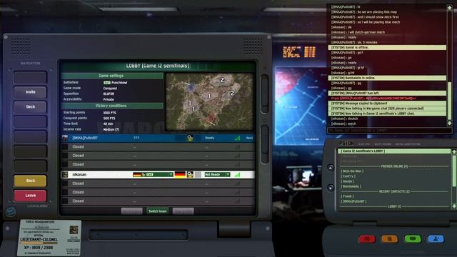Wargame: Red Dragon. The Monthly Red Dragon Tournament. Krot Vs  Putin187 Semifinal
