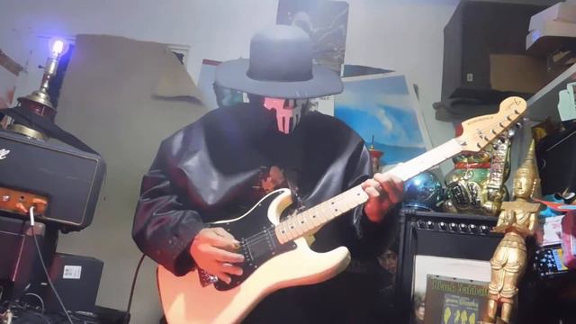 1977 Left Handed Fender Stratocaster Rock Stoner Hard Rock - Voodoo Soul - By Masked Executioner смотреть онлайн