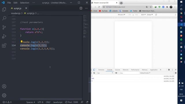 47-JAVASCRIPT Dersleri, Rest Parameters (ES6) смотреть онлайн