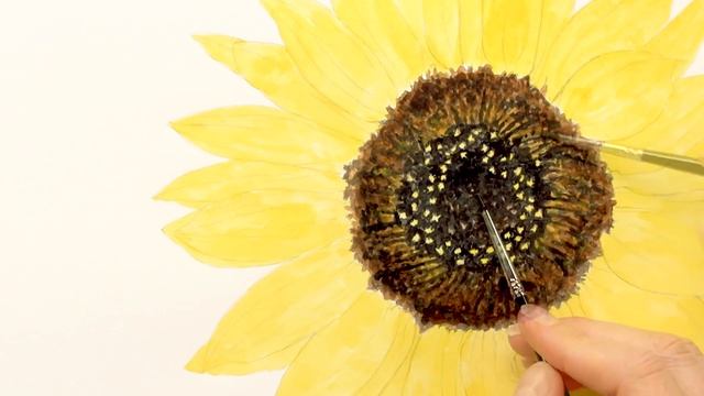Watercolor Sunflower | A Flower Painting Class With Anna Mason