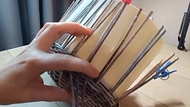 МК. Мини-Хлебница из обшарпанных бумажных трубочек. Колпак. смотреть онлайн