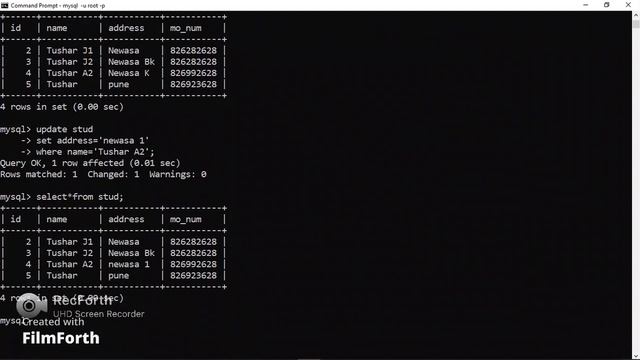 MYSQL UPDATE ,DELETE statement & WHERE clause Explane смотреть онлайн