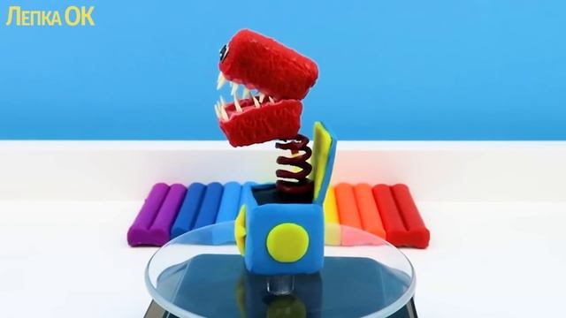 Пластилин - БОКСИ БУ фигурка от Лепка ОК ✅ Boxy Boo Project Playtime - Кто это и как сделать?