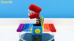 Пластилин - БОКСИ БУ фигурка от Лепка ОК ✅ Boxy Boo Project Playtime - Кто это и как сделать?