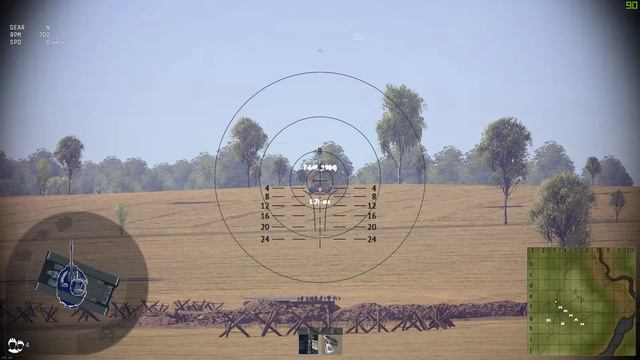 War Thunder - Снаряды сдувает ветром смотреть онлайн