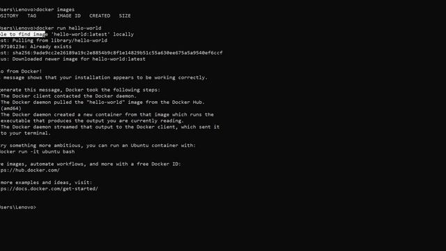 Quick start - Hello from Docker смотреть онлайн