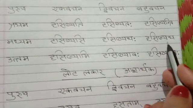 हस( हंसना )धातु के पांचो लकारों में #Has Dhatu roop# हस धातु के पांचो लकारों में (Sanskrit Grammer) смотреть онлайн