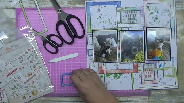 #510  SCRAPBOOKING LAYOUT PROCESS VIDEO| TITLE-NOTHING BETTER THAN THIS!