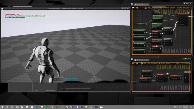 UE4 Locomotion with Custom Animation Nodes смотреть онлайн