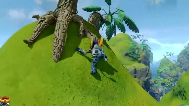 Ratchet & Clank™Three different way to climb the top off the waterfall. Two. смотреть онлайн