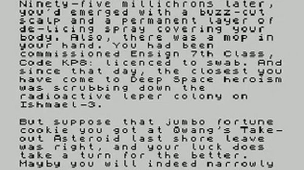 Planetfall -- Interlogic Science Fiction (ZxZvm) (ZX Spectrum)